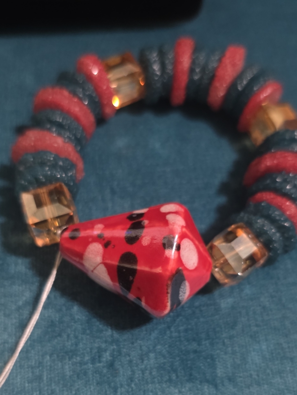Handmade Multi Color Beaded Bracelet